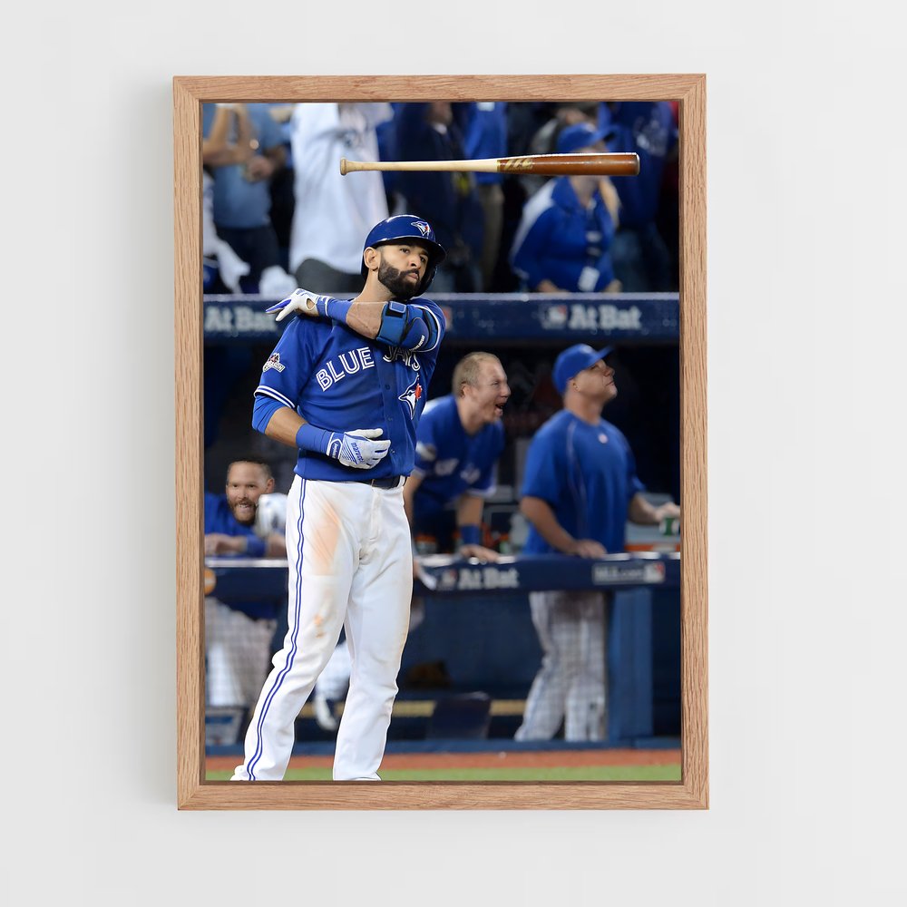 Poster Jose bautista – affiche Baseball (vue 4)